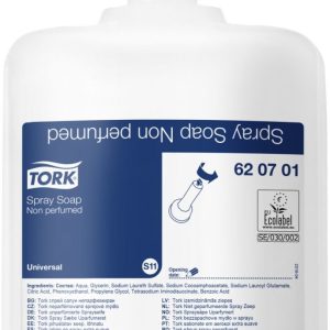 620701 Tork neparfémované sprejové mýdlo,1L, S11