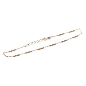 Zlatý náramek na nohu ELSIE