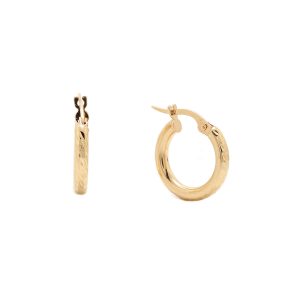 Zlaté náušnice ENORA – malé kruhy