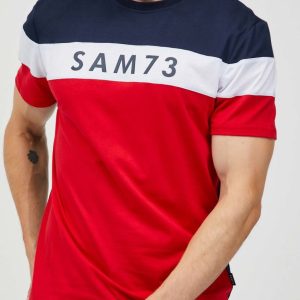 SAM 73 Pánské triko KAVIX Červená S