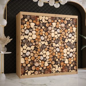 Abika  skříň DREWNO 1  180/200/62 barevné provedení