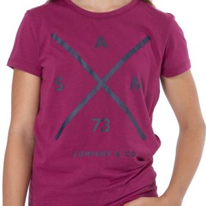 SAM 73 Dívčí triko s krátkým rukávem CAROLINE Růžová 164