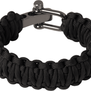 Náramek Paracord BLACK II. L/XL