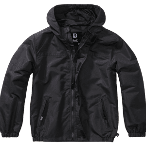 Brandit Bunda dětská Kids Summer Frontzip Windbreaker černá 146/152