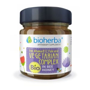 Včelí med – železo+vitamín B12+kyselina listová Bioherba 280g