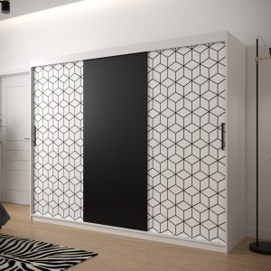 Abika Šatní skříň PLASTER  250/200/62 barevné provedení