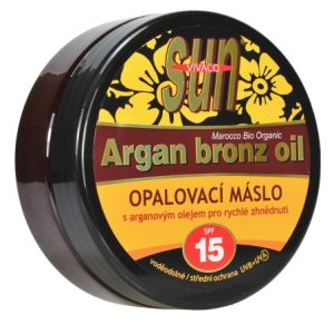 SunVital Argan Bronz Oil opalovací máslo SPF25 200 ml Ochranný faktor: SPF 15