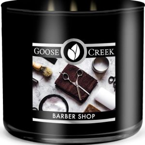 Goose Creek – Pánská kolekce – U holiče Aromatická svíčka ve skle 411 g