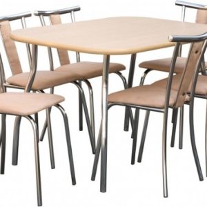 Metpol  stůl ALEX (bez židlí)  100/74/60