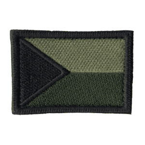 Nášivka: Vlajka Česká republika [55×38] [bsz] olivová | černá