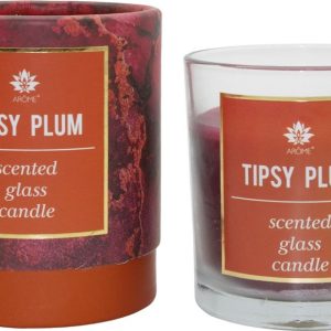 ARÔME – Opilá švestka Vonná svíčka ve skle 120 g