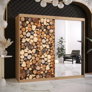 Abika  skříň DREWNO 2  200/200/62 barevné provedení