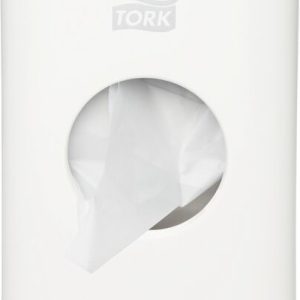 566000 Tork zásobník na hygienické sáčky, bílý, B5