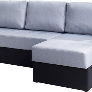 Gib Meble  Rohová sedací souprava CALABRINI šedá 233/77/140