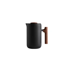Fellow Clara French Press Matte Black + Walnut 700 ml