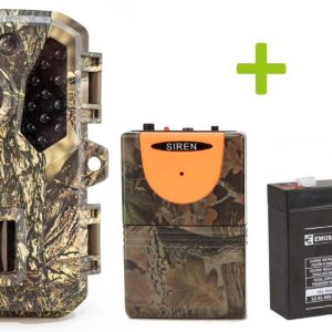 Fotopast OXE Gepard II, lovecký detektor, externí akumulátor 6V/7Ah a napájecí kabel + 32GB SD karta, 6ks baterií a doprava!