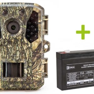 Fotopast OXE Gepard II, externí akumulátor 6V/7Ah a napájecí kabel + 32GB SD karta, 4ks baterií a doprava!