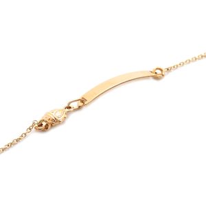 Zlatý dětský náramek FRENY s beruškou