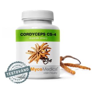 Cordyceps v optimální koncentraci MycoMedica 90 rostlinných kapslí