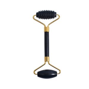 Akupresurní jadeitový černý bian masážní roller na obličej Venoc