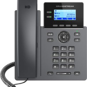 GRP2602P – Grandstream VoIP telefon, LCD, 4x SIP účty, PoE