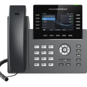 GRP2615 – Grandstream VoIP telefon, LCD, 5x SIP účty, WiFi, Bluetooth, USB,  PoE