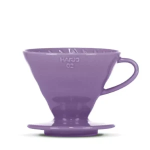 Hario V60-02 keramický fialový + 40 filtrů VDC-02-PU-BB