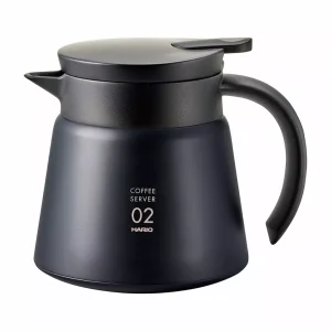 Hario Insulated Server V60-02 nerez 600 ml černý