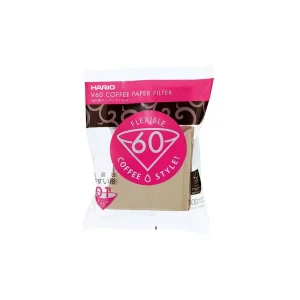 Hario V60-01 papírové filtry nebělené 100 ks VCF-01-100M 100 ks