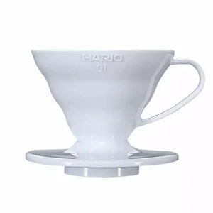Hario V60-01 plastový dripper, bílý