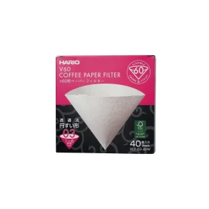 Hario V60-03 papírové filtry VCF-03-40W 40 ks