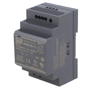 HDR-60-24 – zdroj na DIN, 24VDC, 2,5A, 60W