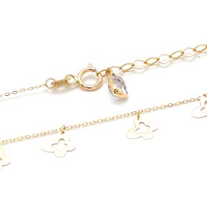 Zlatý dívčí řetízek HEDVA