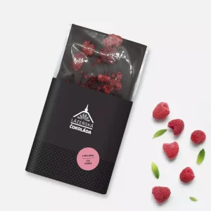 Hořká čokoláda 70% s malinami