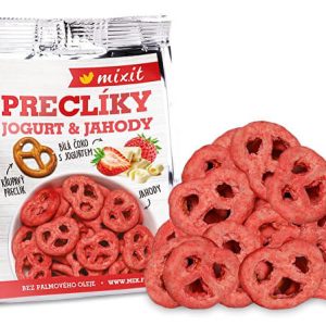 Preclíky do váčku Jogurtová čokoláda s jahodami Mixit 70g