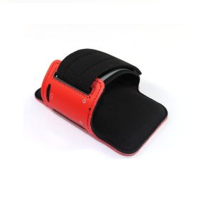 Sportovní držák na ruku pro Apple iPhone 4S, MP3, MP4, Nokia a jiné telefony 3,5-4 palce – červený