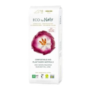 Dámské mateřské vložky po porodu ECO od Naty 10ks