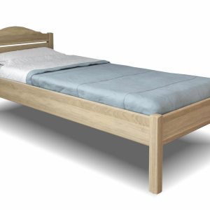 Zvýšená postel jednolůžko MARIA, masiv dub