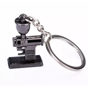 JoeFrex černý mlýnek přívěsek na klíček