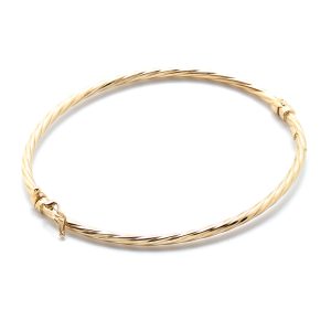 Zlatý obručový náramek KARAH
