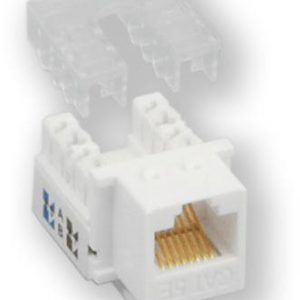 KJ-003 UPD/C5E – bílá – horní osazování, C5E