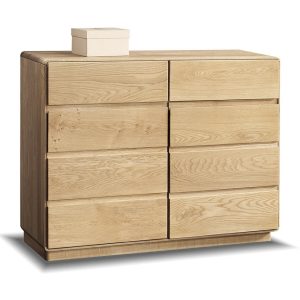 Komoda kombinovaná Atlantik 2Z, masiv dub přírodní