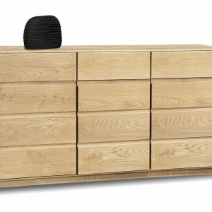 Komoda kombinovaná Atlantik 3Z, masiv dub přírodní