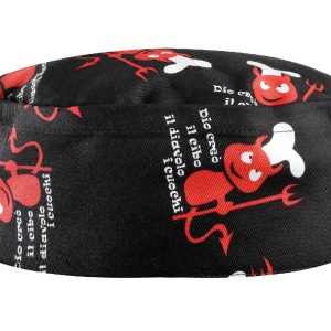 Kuchařská čepice na hlavu TOMA – čertík