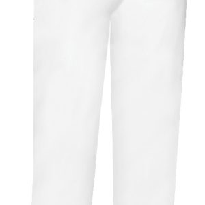 Kuchařské kalhoty TOMA bílé 100% bavlna L