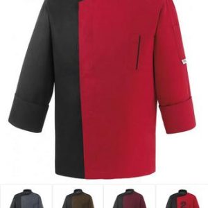 Kuchařský rondon EGOchef – dvoubarevný – různé barvy Bordó-černá,4XL