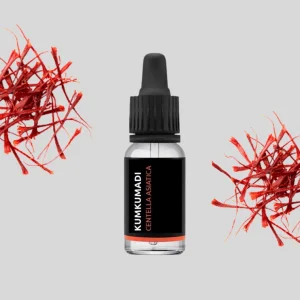 Kumkumadi ájurvédské byliny – 100% přírodní esenciální olej 10 ml
