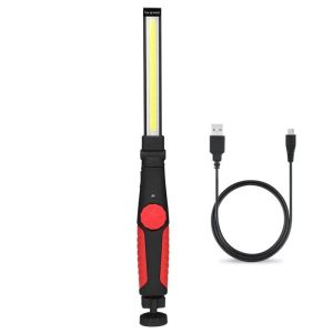 Magnetické pracovní světlo s nastavitelným jasem a možností otáčení a naklápění na baterie