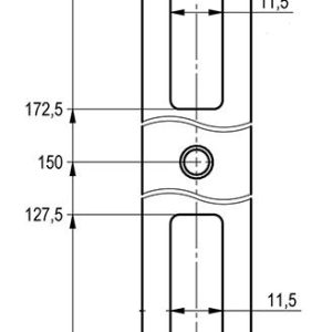 LI RO 300 – protiplech – rovný 300