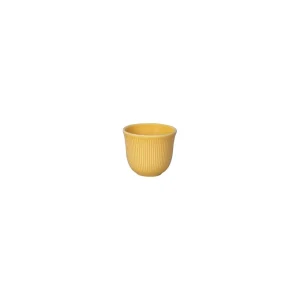 Loveramics Brewers – 80ml Embossed Tasting Cup – Yellow